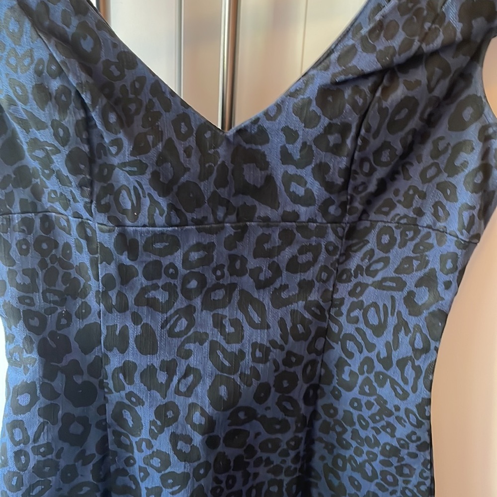 Bb Dakota animal print denim dress 6